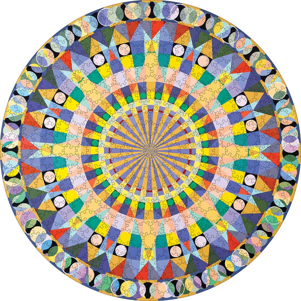 Mandala IV Circular Jigsaw Puzzle