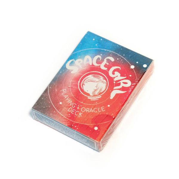 Space Girl Playing + Oracle Card Deck