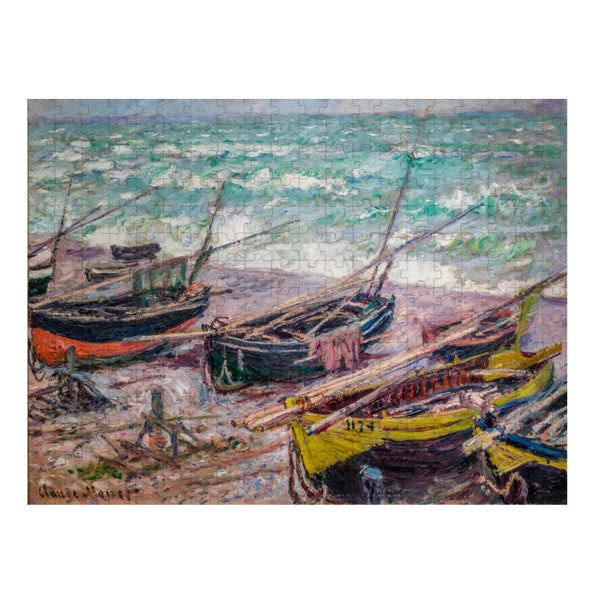 Fishing Boats at Étretat Puzzle