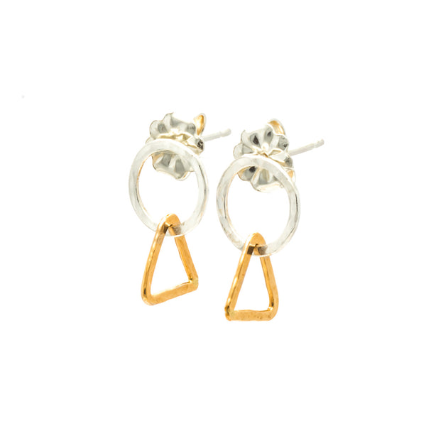 Tiny Circle and Triangle Earring – Seattle Art Museum - SAM Shop