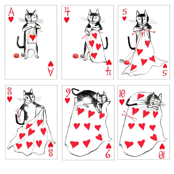 Kitten Club Playing Cards