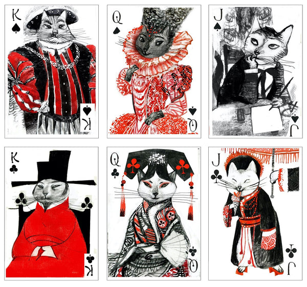 Kitten Club Playing Cards