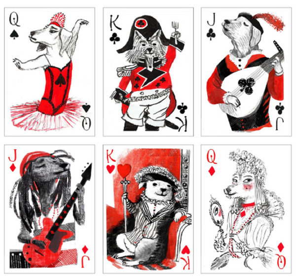 Pack of Dogs Playing Cards