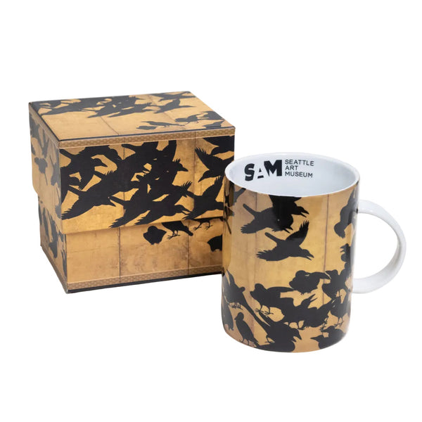 SAM Crow Screen Porcelain Mug