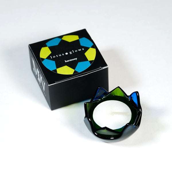 Lotus Glow Glass Votive