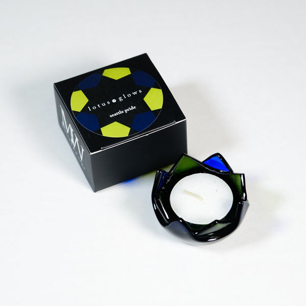 Lotus Glow Glass Votive