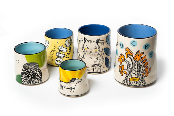 Ceramic Animal Cups