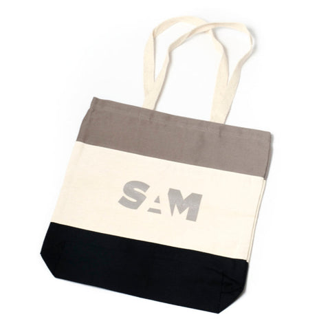 SAM Canvas Logo Tote Bag