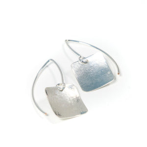 Sterling Silver Square Earring