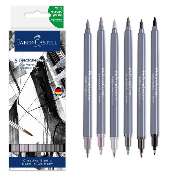 Dual Tip Marker Set - Shades of Grey