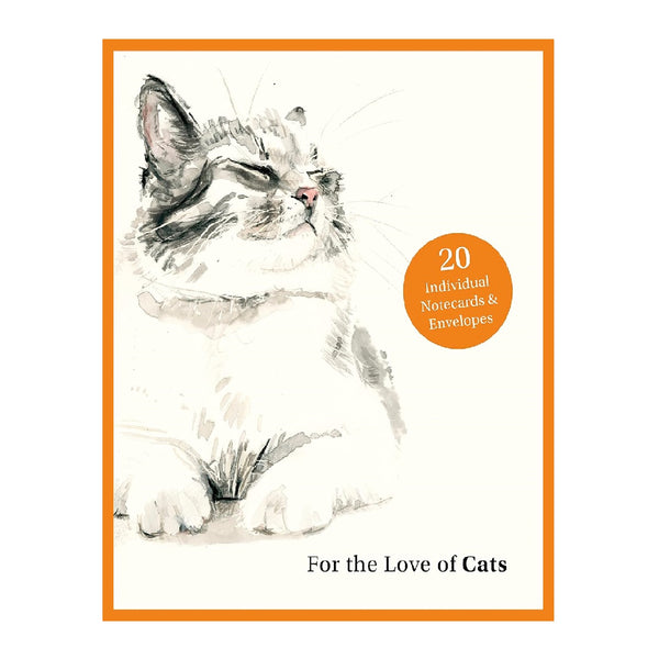 For the Love of Cats Boxed Notecard Set