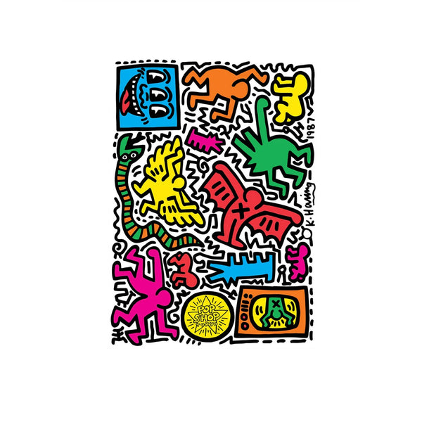 Pop Shop Tokyo Haring Sticker Sheet