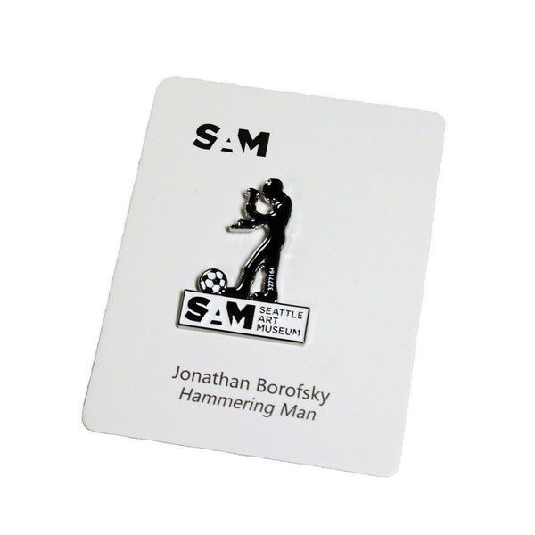 SAM Hammering Man Soccer Ball Enamel Pin