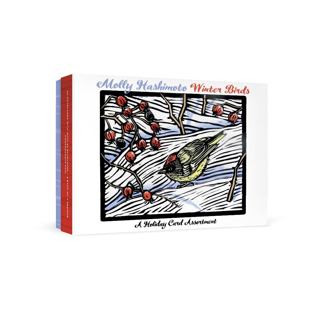 Molly Hashimoto Winter Birds Holiday Boxed Notes
