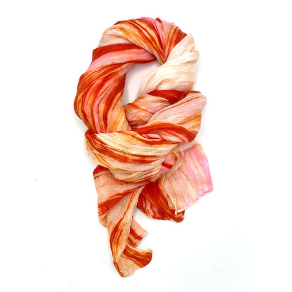 Lua Silk Watercolor Scarf