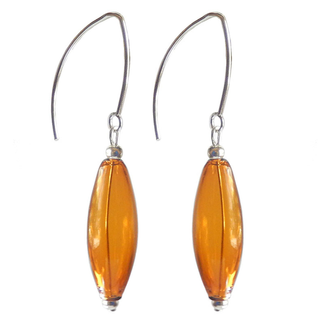 Soffia Solid Color Blown Glass Earring