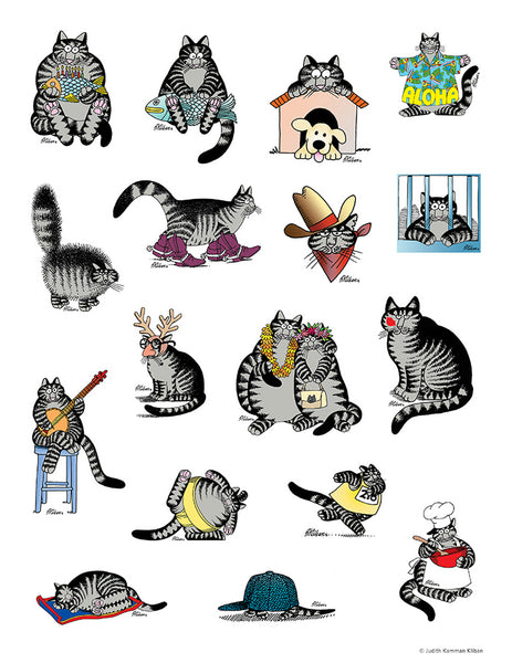 Kliban’s CatStickers Sticker Book