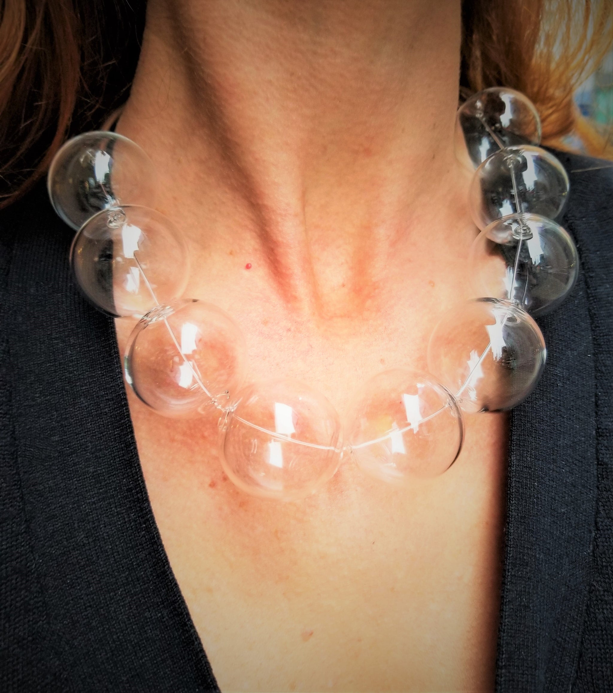 Ariel Glass Bubble Necklace Seattle Art Museum SAM Shop