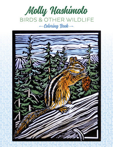 Molly Hashimoto’s Birds & Other Wildlife Coloring Book