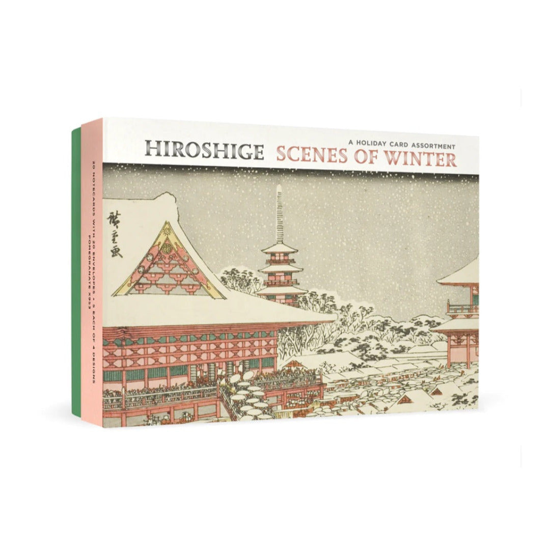 Hiroshige Scenes of Winter Holiday Boxed Notes