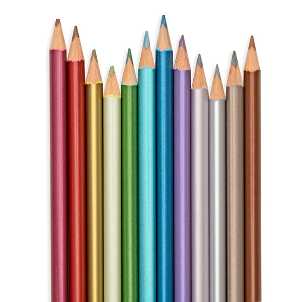 Modern Metallics Colored Pencil Set