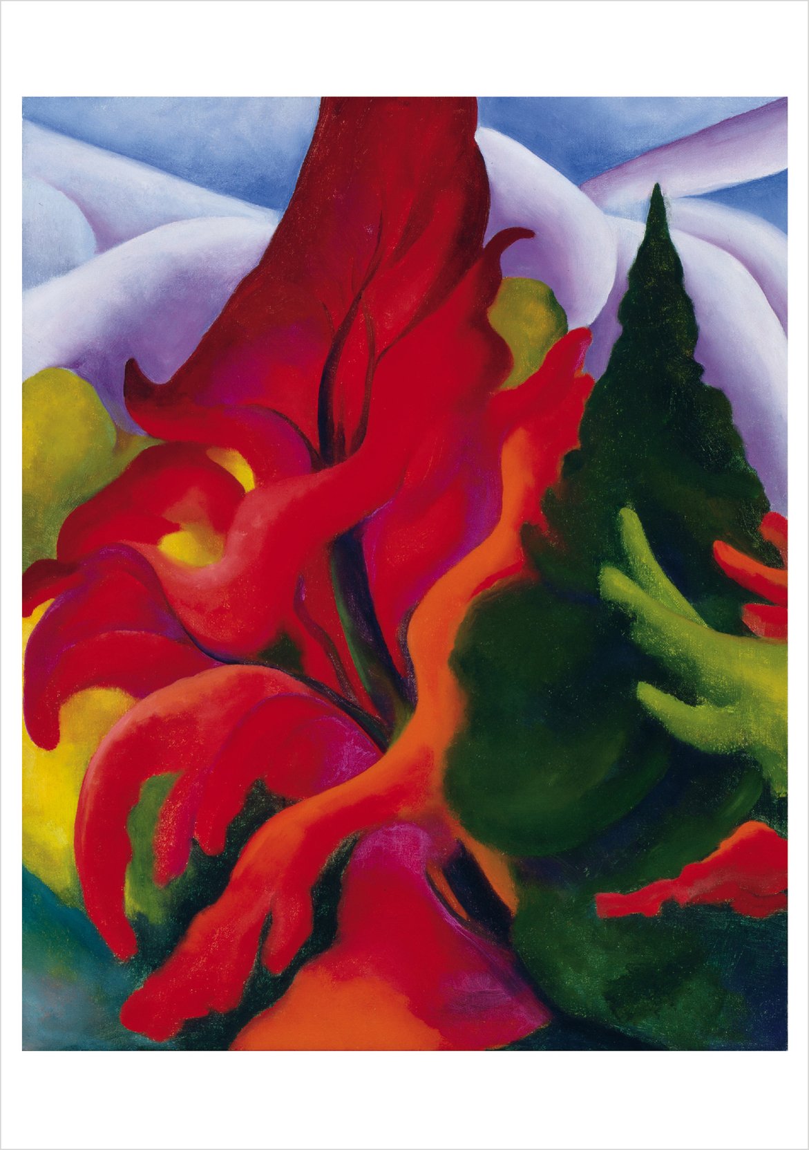 洋書 Georgia O'Keeffe Abstraction – Alexius, 1928 | The Georgia O'Keeffe Museum