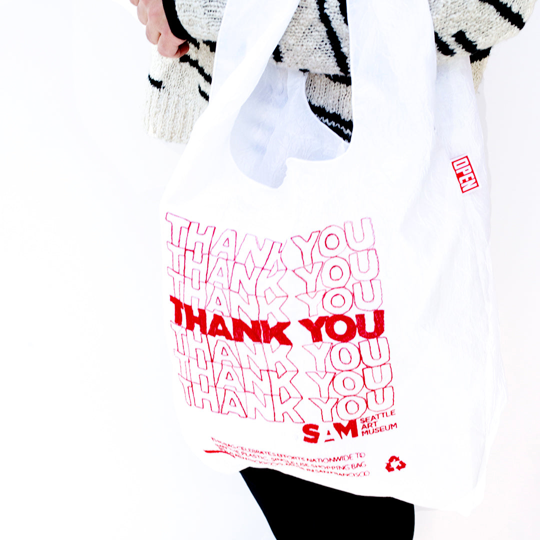 OPEN EDITIONS／THANK YOU TOTE エコバッグ GOLD - エコバッグ