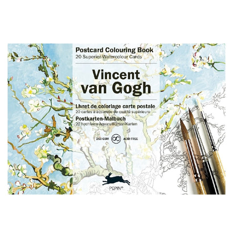 Van Gogh Watercolor Postcard Book